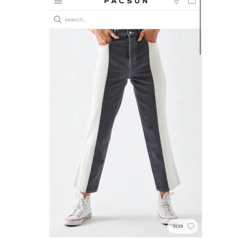 Pacsun two toned jeans.